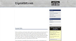 Desktop Screenshot of crystalgift.com