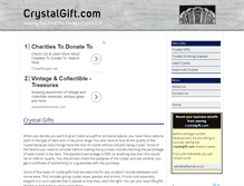 Tablet Screenshot of crystalgift.com